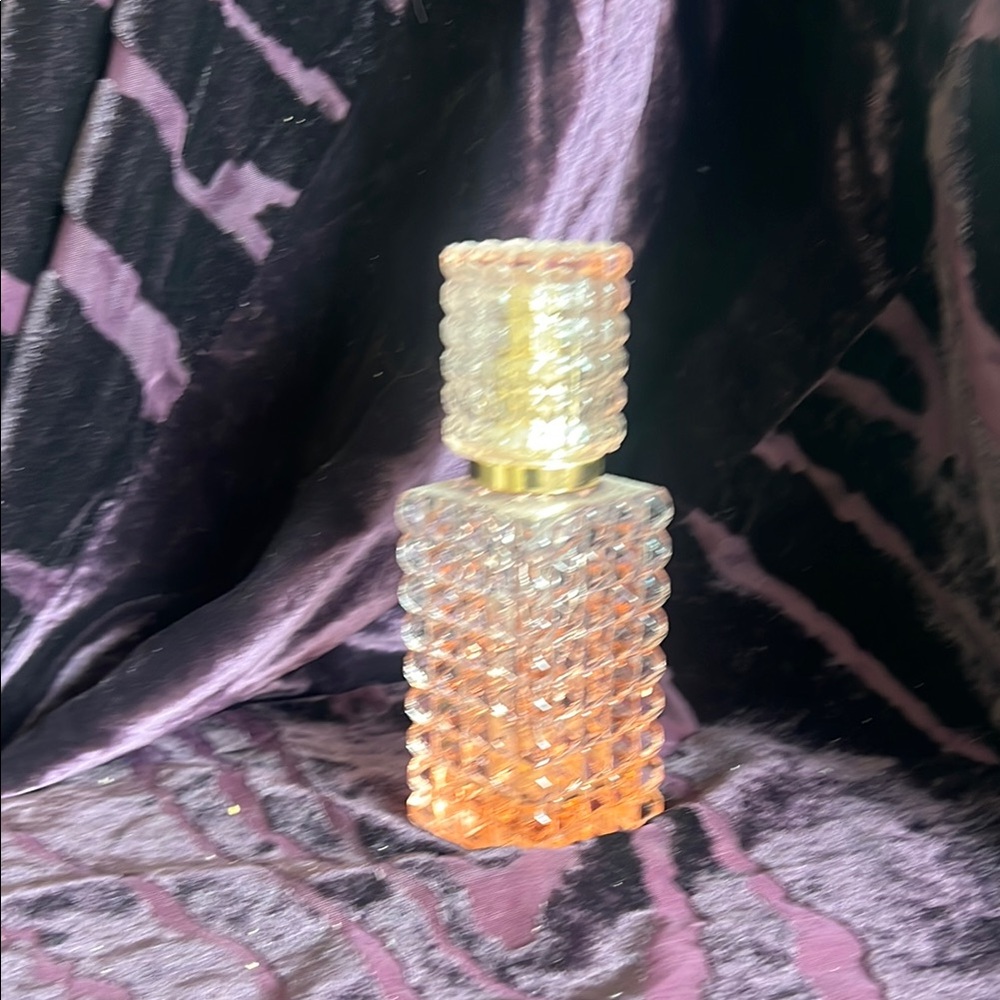 Vintage 1960s glass perfume with atomizer